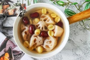 莲藕和它真是天生一对简略一煮清爽脆甜养分好喝不上火